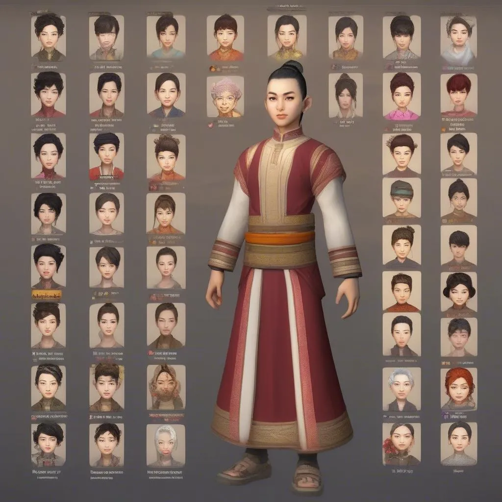 Thiếu Lâm Quyền Võ Lâm 1: Character Creation