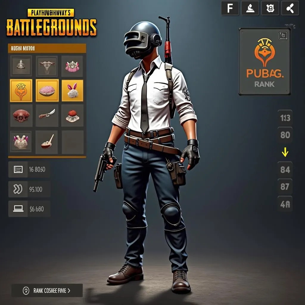 Thuê acc PUBG rank cao