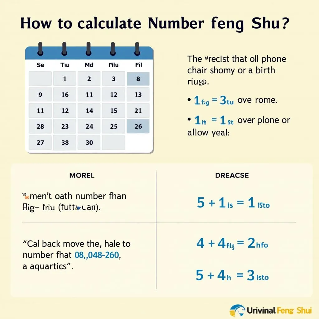 Hình ảnh minh họa về cách tính phong thủy số điện thoại theo ngày tháng năm sinh
