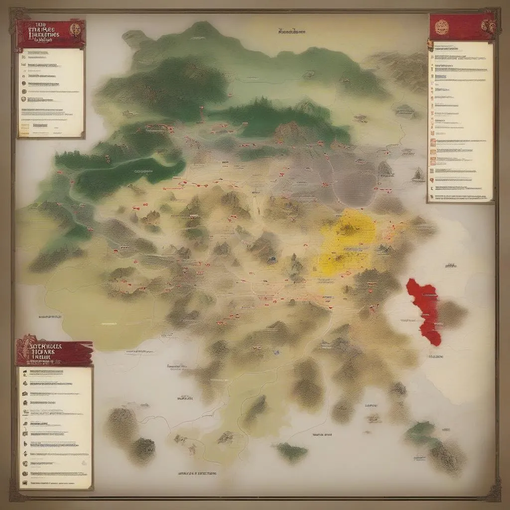 Bản đồ chiến trường Total War: Three Kingdoms