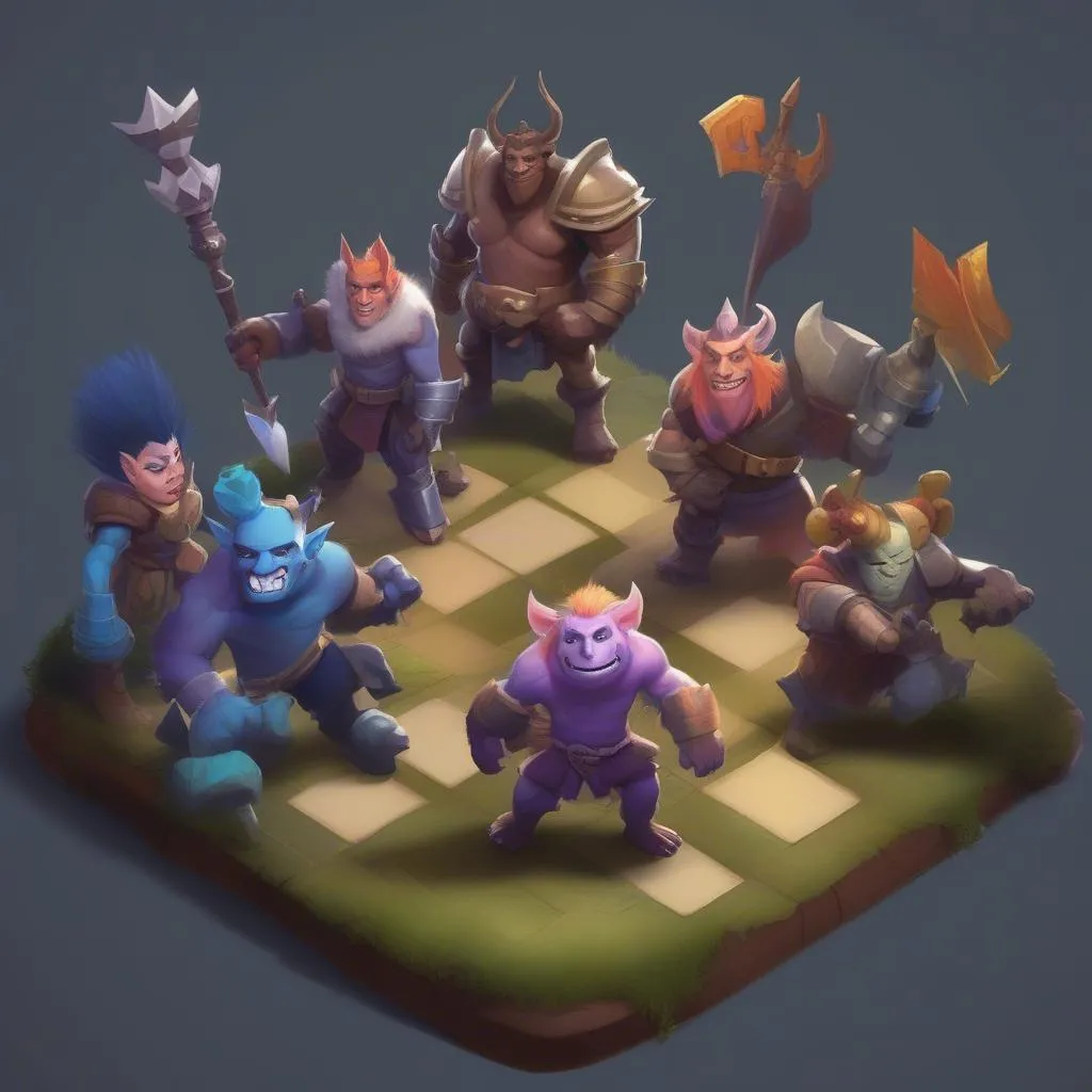 Troll Knight Auto Chess - Hình thành đội hình