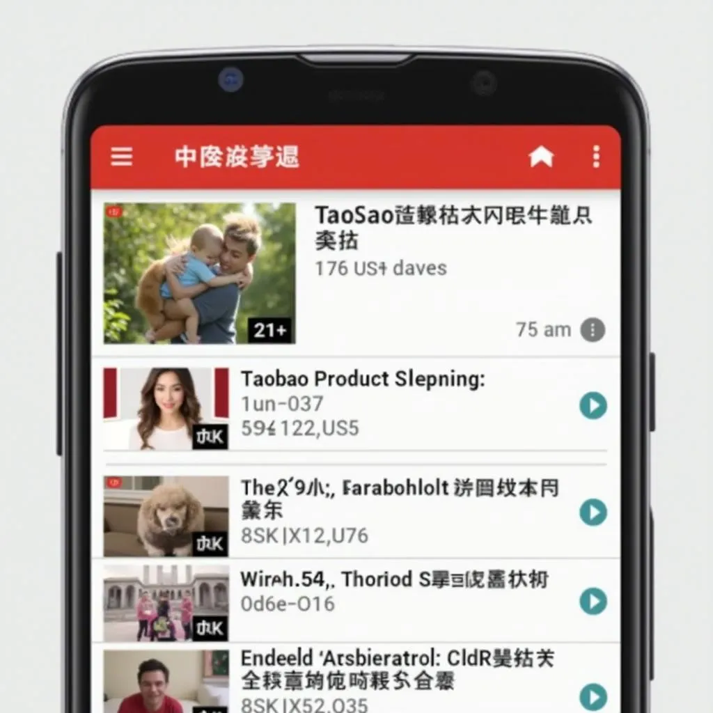 Ứng dụng download video Taobao