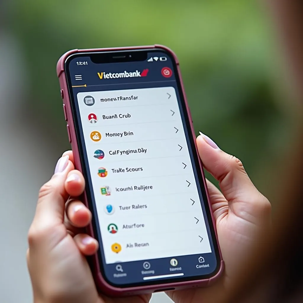 Ứng dụng ngân hàng Vietcombank