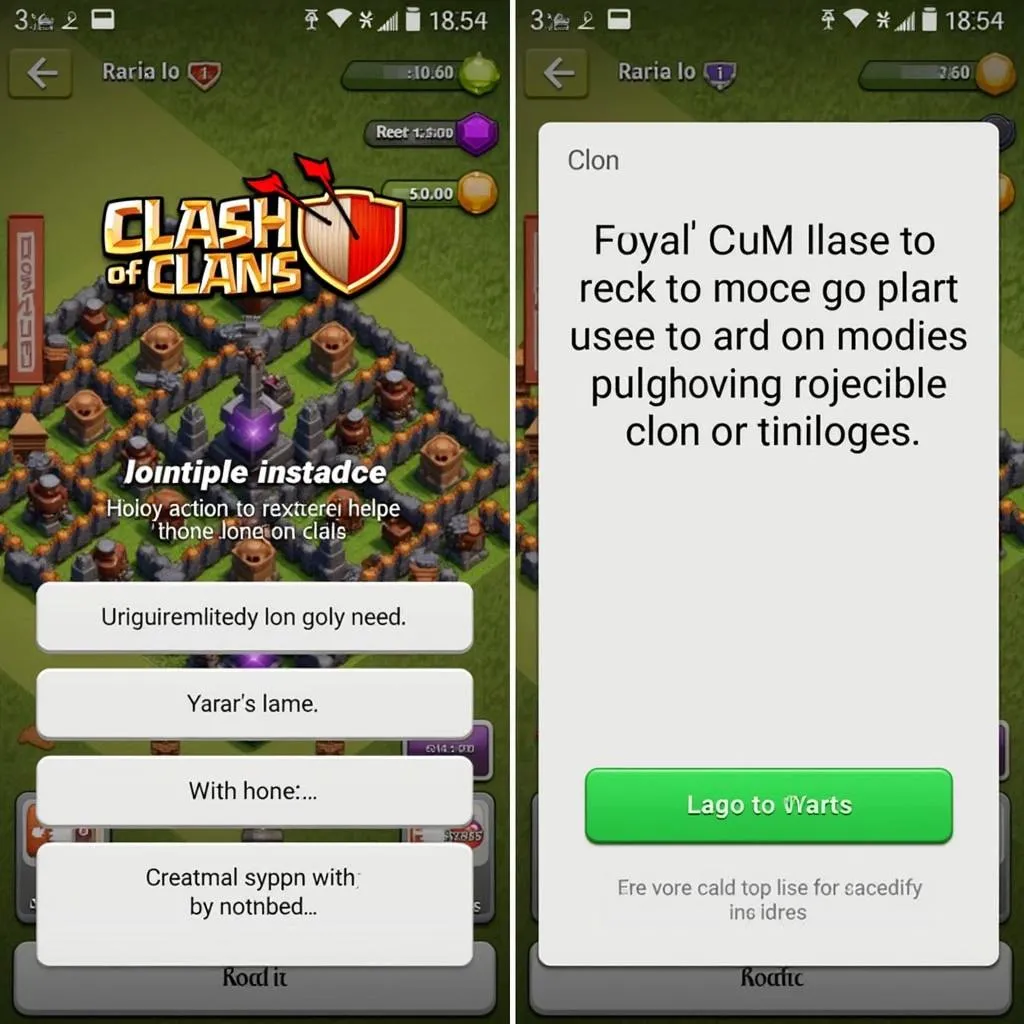 Ứng dụng nhân bản tài khoản Clash of Clans