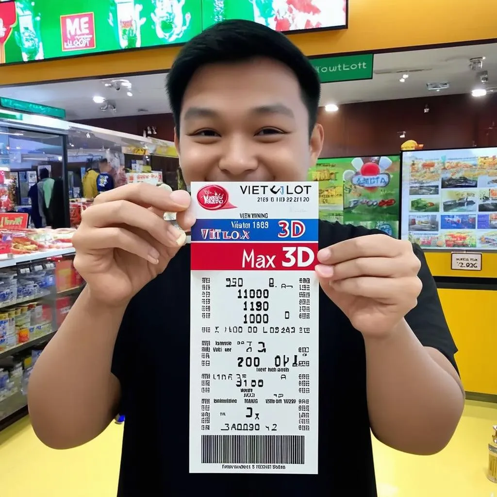 Trúng thưởng Vietlott Max 3D