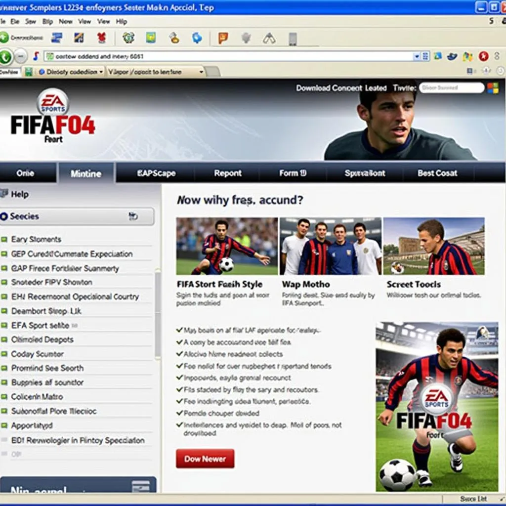 Tải game FIFA F04 cho Windows 7