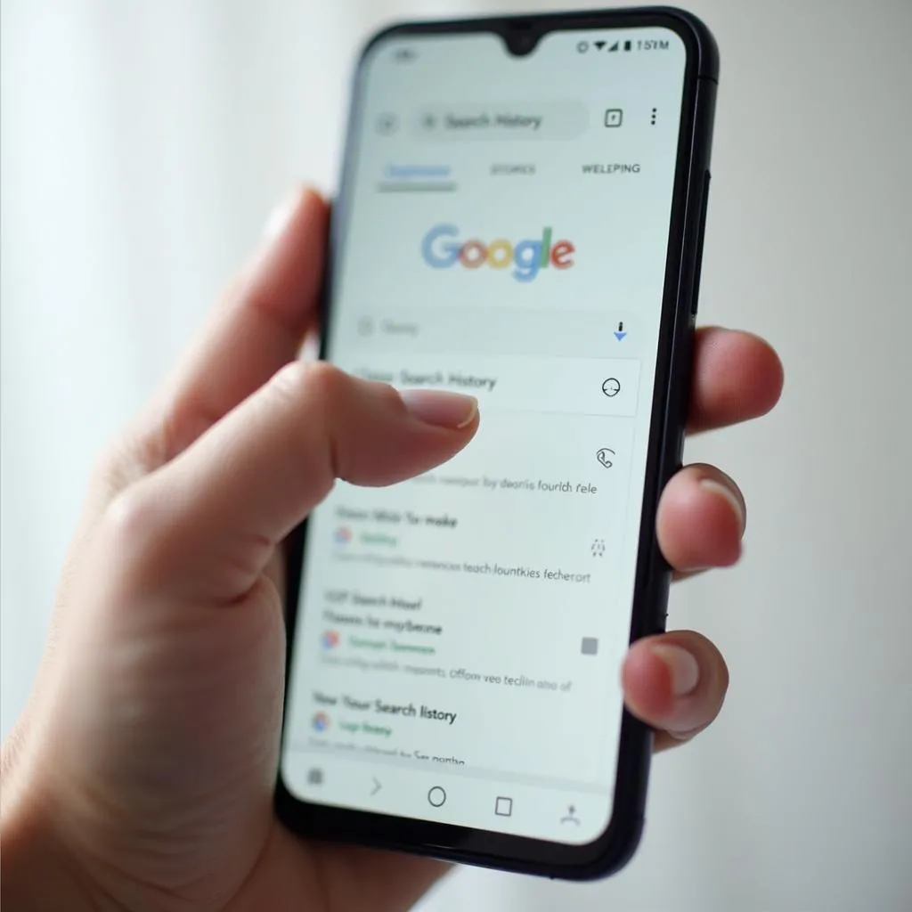 Xóa Lịch Sử Tìm Kiếm Google Trên Điện Thoại: Bảo Vệ Quyền Riêng Tư Của Bạn