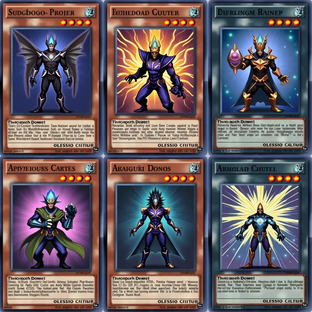 Các archetype Yugioh khác nhau