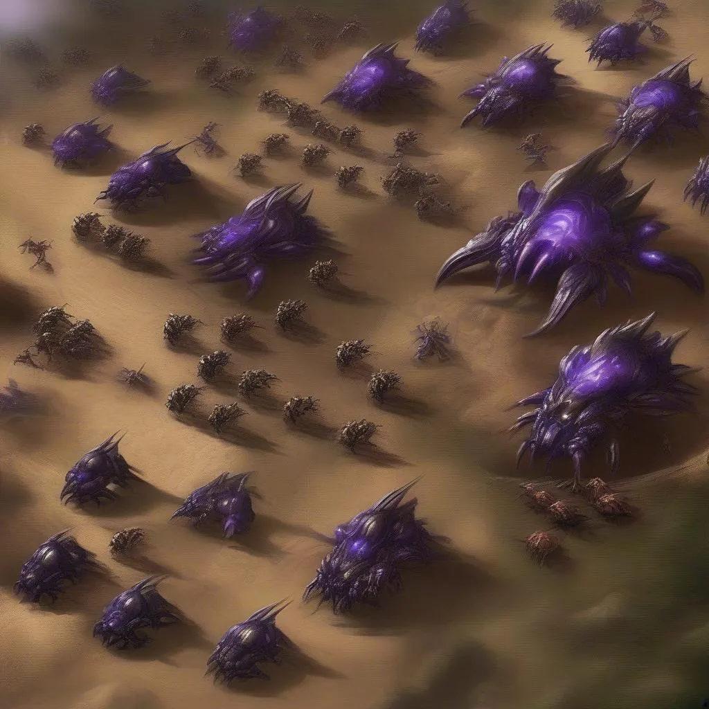 Zerg Lũ Lụt StarCraft