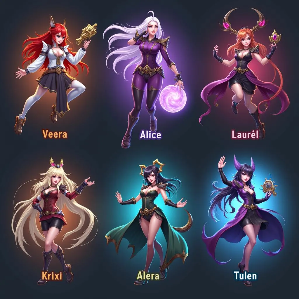 Acc Trung Tâm Kiểm Soát Đường Dài - Veera, Alice, Lauriel, Krixi, Liliana, Tulen