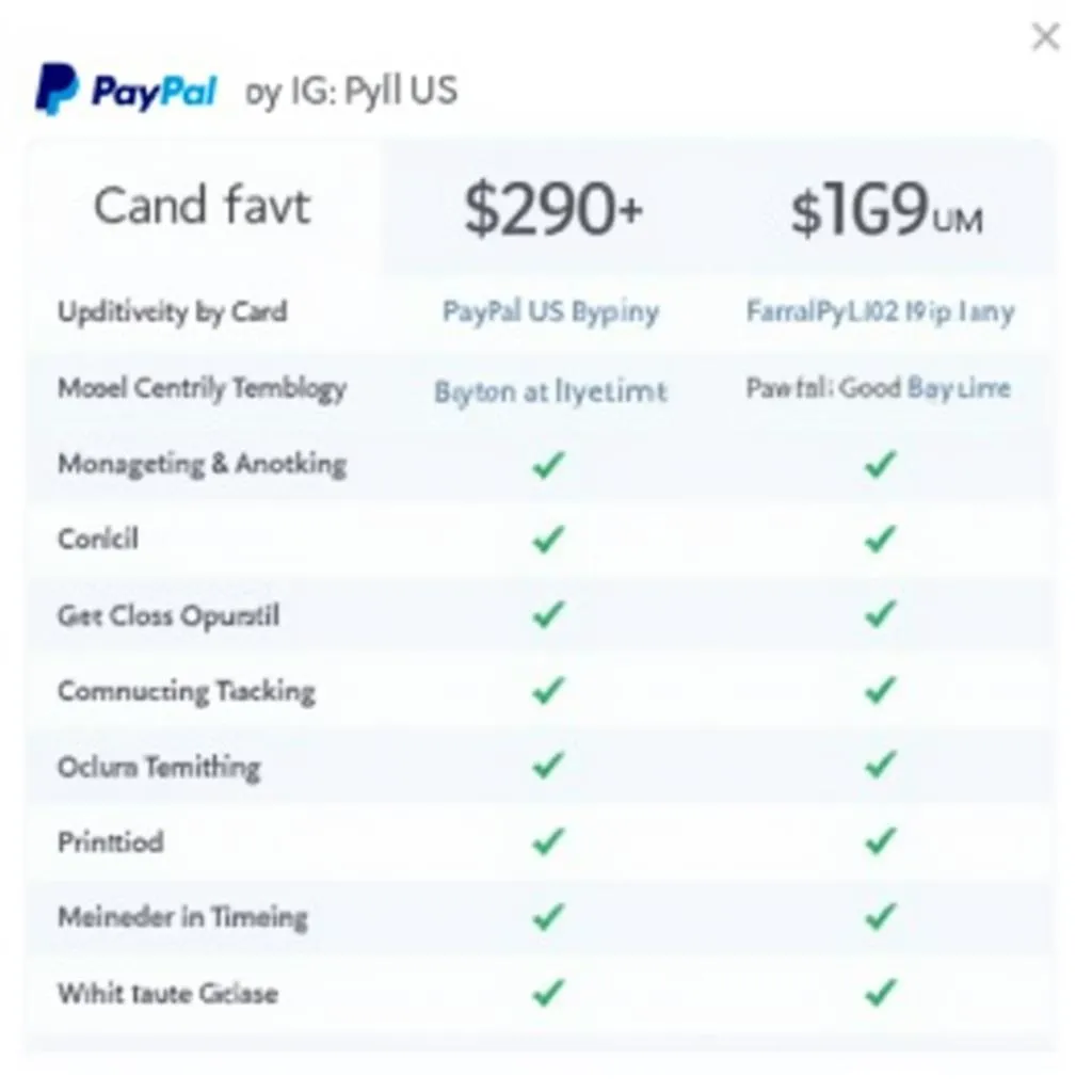 Bảng giá acc Paypal US