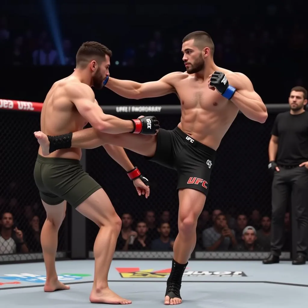 Các đòn đánh trong game UFC