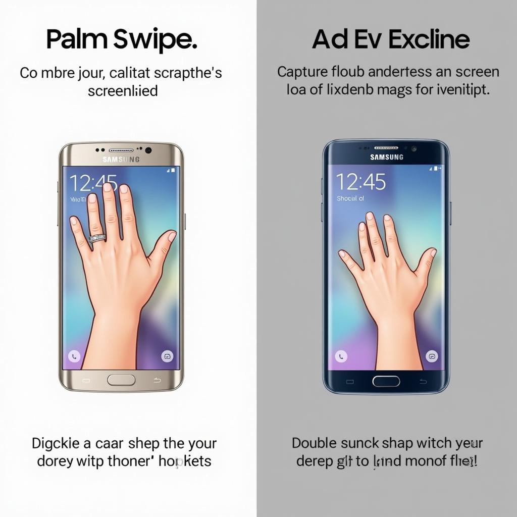 Chụp màn hình Samsung J7 bằng Palm Swipe