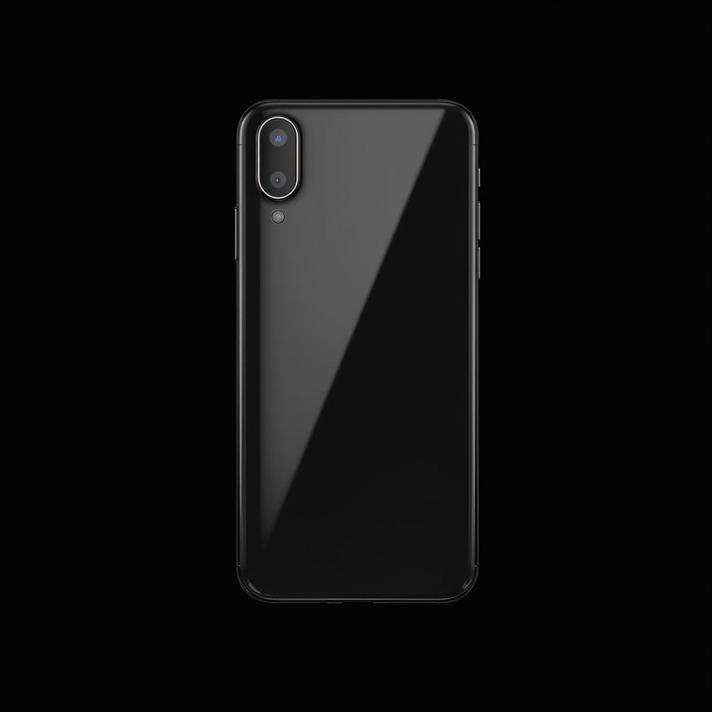 Unique black smartphone