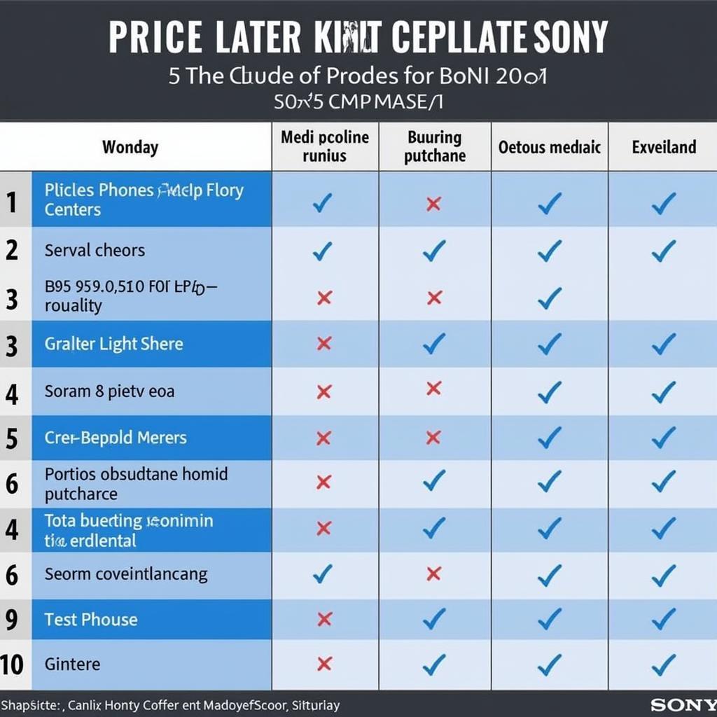 Bảng giá điện thoại Sony mới nhất năm 2023