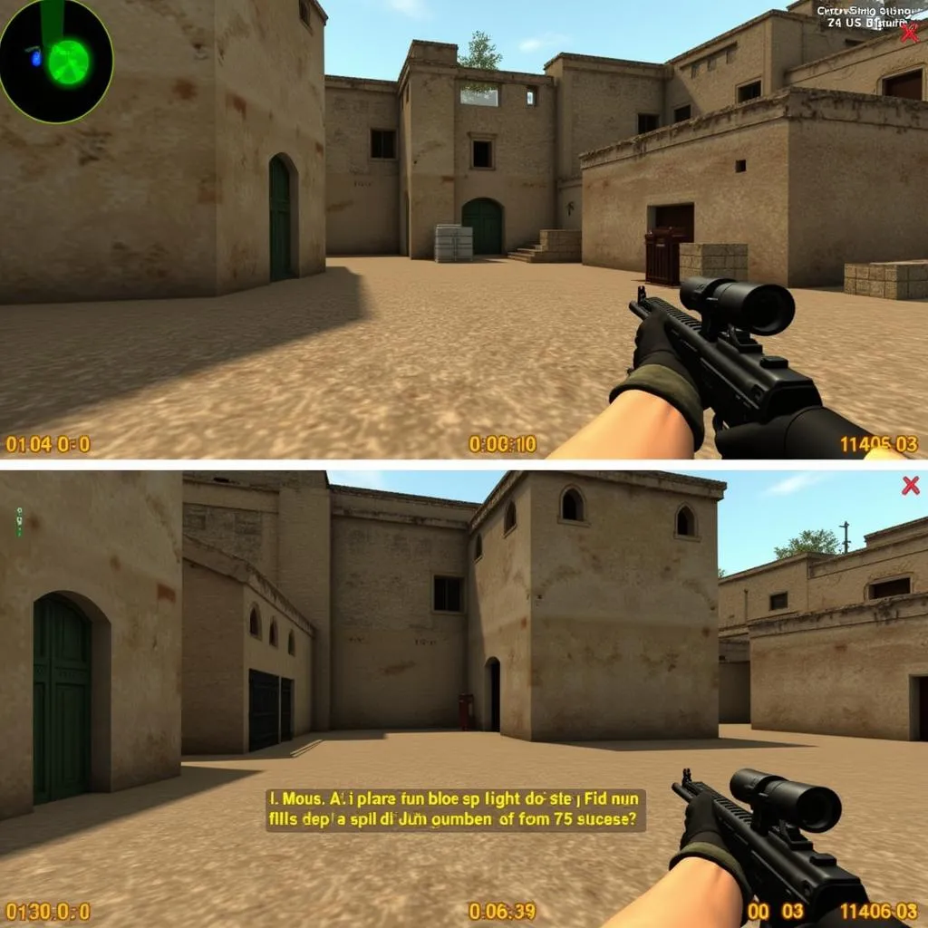 Hình ảnh minh họa cách giải xui trong Counter Strike 1.6