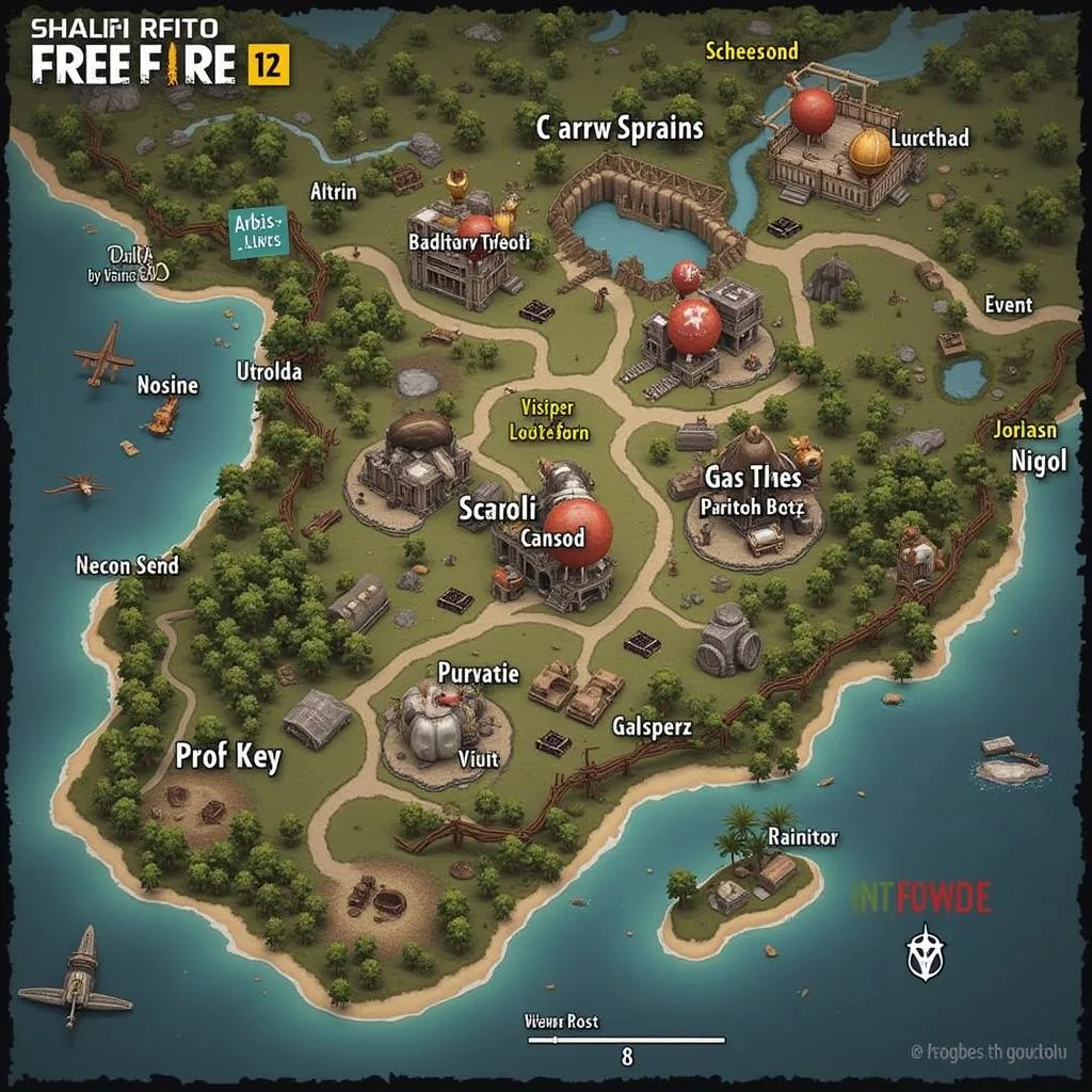 Nắm rõ bản đồ Free Fire