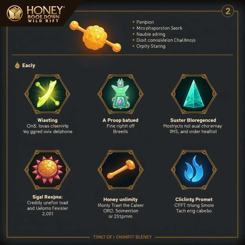 Bộ kỹ năng của Honey Unlimit