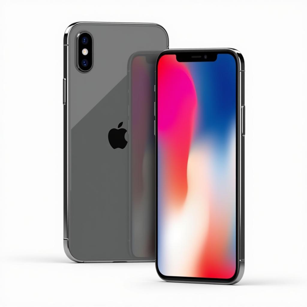 Ảnh iPhone X với màn hình không viền