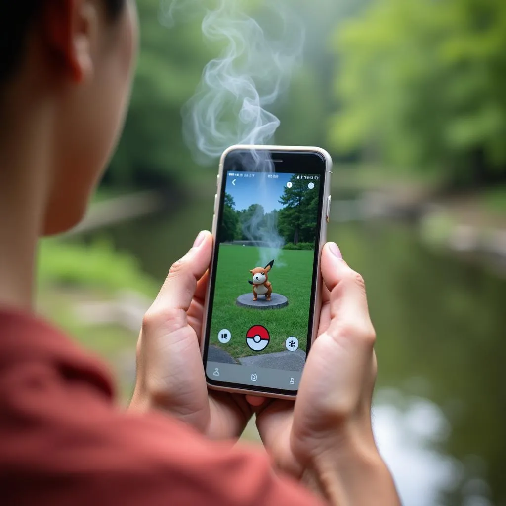 Sử dụng Incense để bắt Pokemon