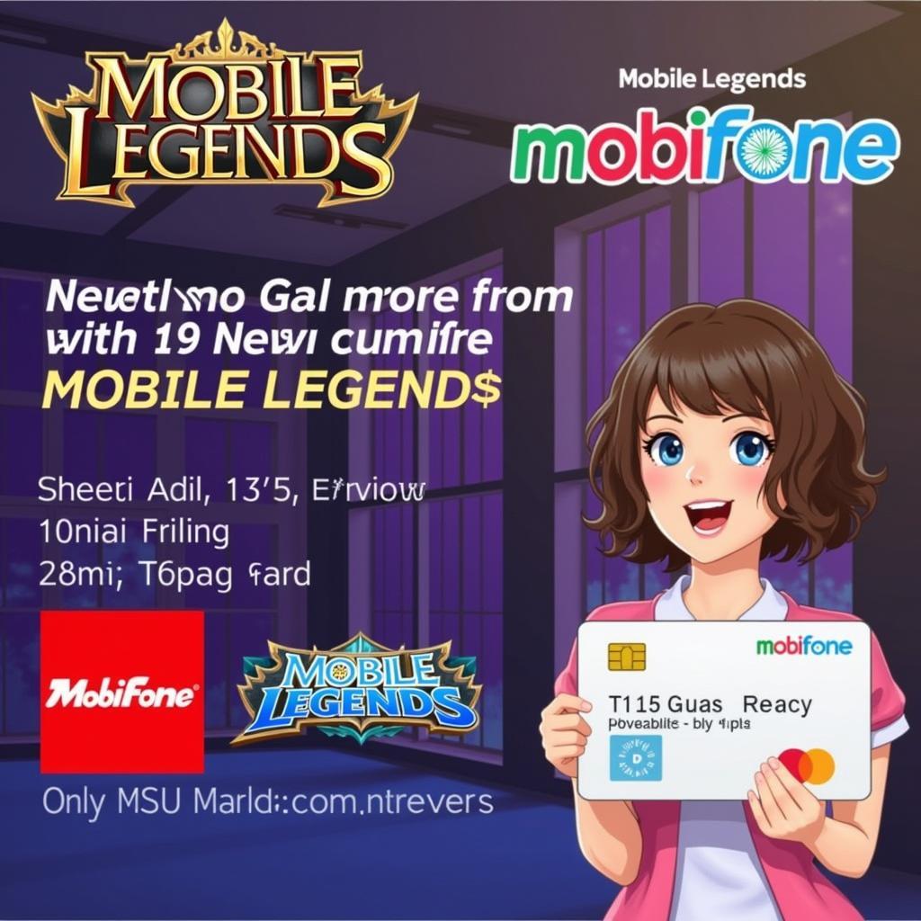 Thẻ MobiFone dùng để nạp tiền Mobile Legends