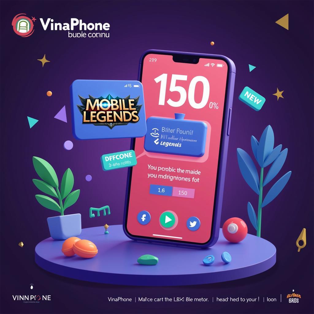 Thẻ VinaPhone dùng để nạp tiền Mobile Legends