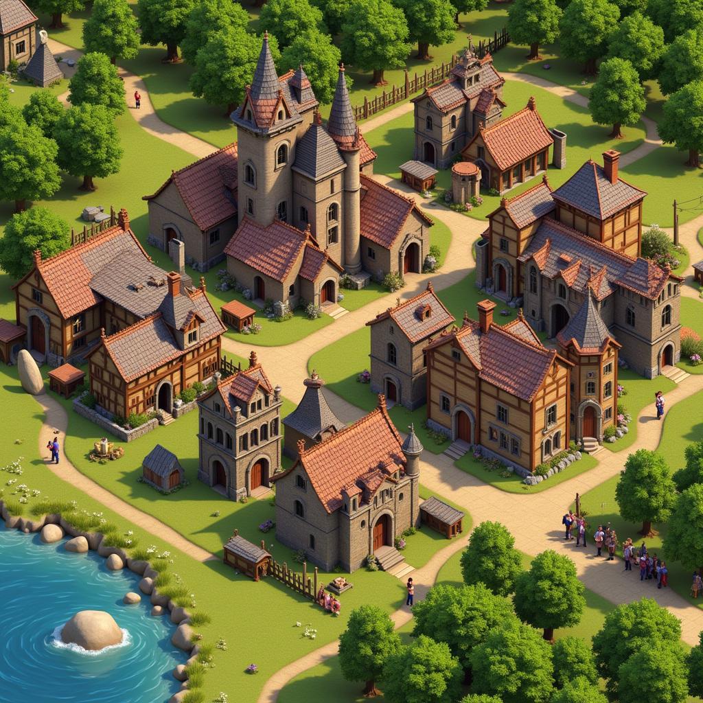 Gameplay của Townsmen Premium - trò chơi xây dựng đế chế hấp dẫn