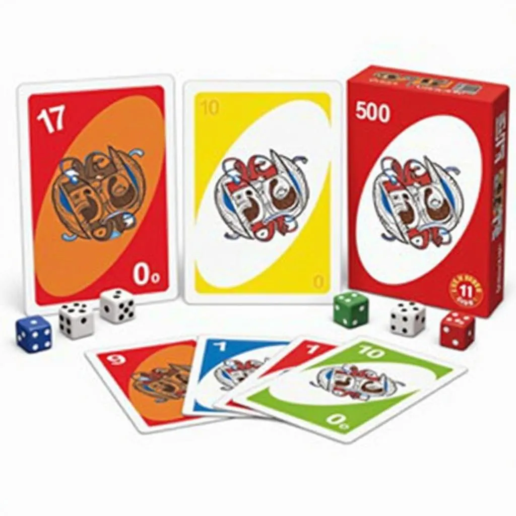 Bộ bài Uno Flip Dice - Trò chơi vui nhộn với xúc xắc