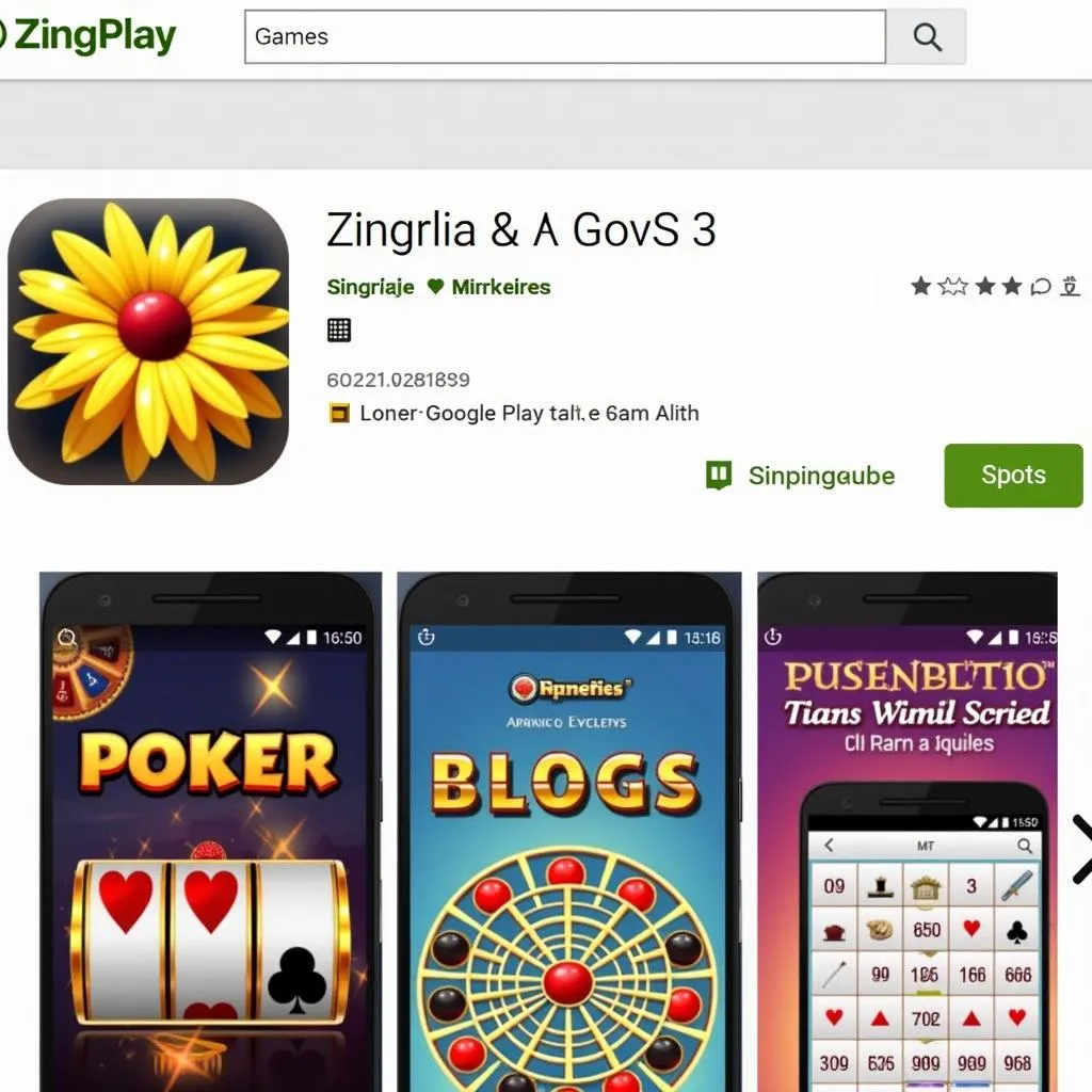 Chơi game ZingPlay trên Google